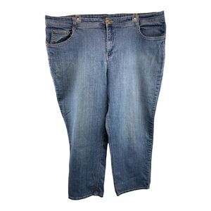 Charter Club Jeans Womens Capri Pants Plus Size 24W Denim Stretch Cropped